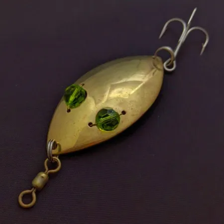 Hofschneider Red Eye Wiggler, gold/green, 25, блесна коливалка (колебалка) #24288