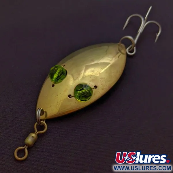 Hofschneider Red Eye Wiggler, gold/green, 25, блесна коливалка (колебалка) #24288