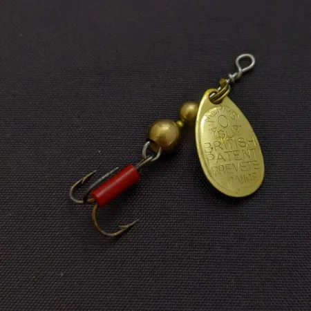 Mepps Aglia 0 (60 початок 70-x), gold, 2,5, блешня оберталка (вертушка) #24289