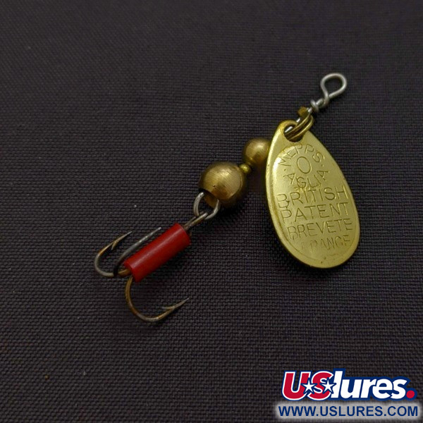  Mepps Aglia 0 (60 початок 70-x), gold, 2,5, блешня оберталка (вертушка) #24289