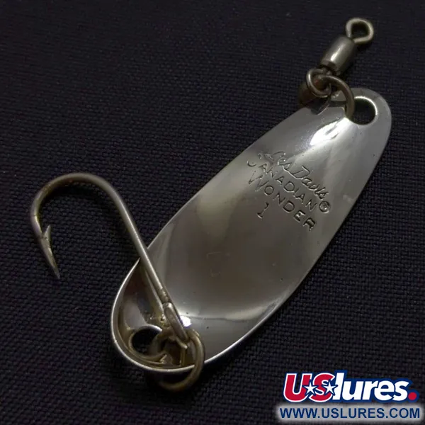  Les Davis Canadian Wonder 1, нікель/золото, 2,5, блесна коливалка (колебалка) #24314