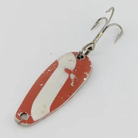 Dura-Pak  Dura Pack Spoon, нікель/червоний/білий, 4, блесна коливалка (колебалка) #24316