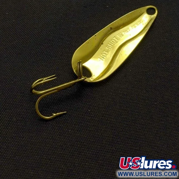  Luhr Jensen Hot Shot W, золото, 1,3, блесна коливалка (колебалка) #24334