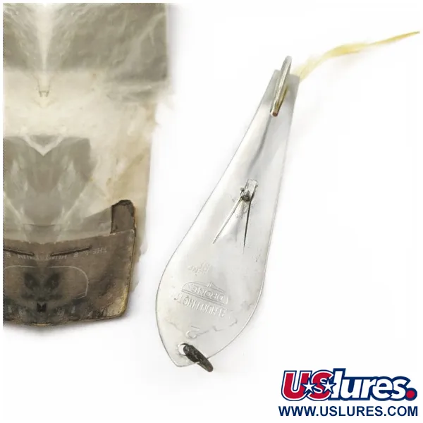 L. B. Huntington Company Inc LB Huntington Drone Spoon, нікель, 25, блесна коливалка (колебалка) #24335