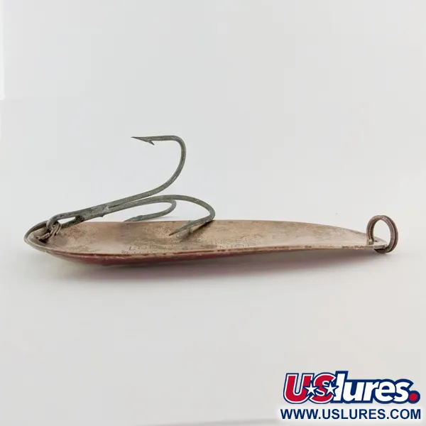 Eppinger Dardevle Huskie Junior Detroit (1950s), нікель/червоний, 58, блесна коливалка (колебалка) #24338