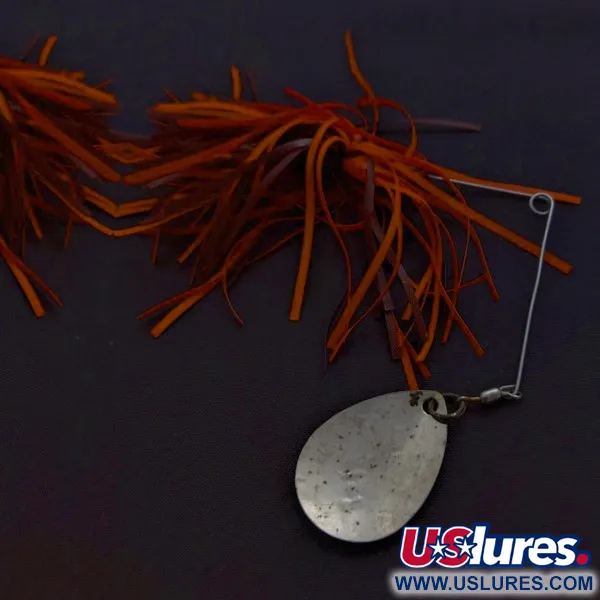  Bomber the Classics bushwhacker spinnerbait, нікель/помаранчевий, 12, до рибалки #24340