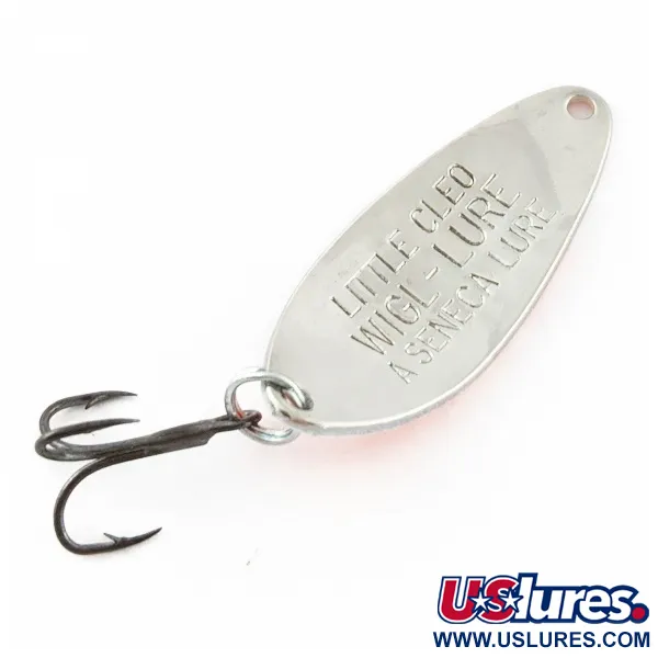  Seneca Little Cleo UV, нікель/помаранчевий/білий, 7, блесна коливалка (колебалка) #24351