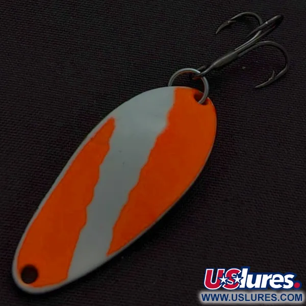  Seneca Little Cleo UV, нікель/помаранчевий/білий, 7, блесна коливалка (колебалка) #24351