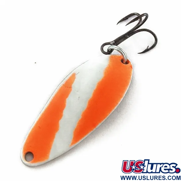  Seneca Little Cleo UV, нікель/помаранчевий/білий, 7, блесна коливалка (колебалка) #24351
