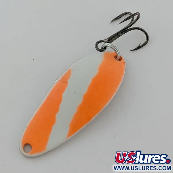  Seneca Little Cleo UV, нікель/помаранчевий/білий, 7, блесна коливалка (колебалка) #24351