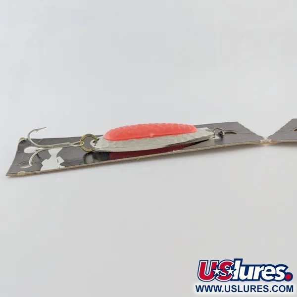  Nebco Pixee, нікель/помаранчевий UV - світиться в ультрафіолеті, 14, блесна коливалка (колебалка) #24352