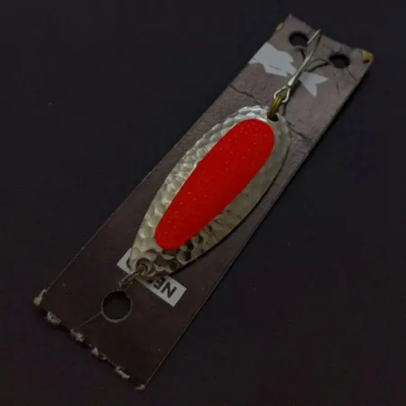 Nebco Pixee, нікель/помаранчевий UV - світиться в ультрафіолеті, 14, блесна коливалка (колебалка) #24352