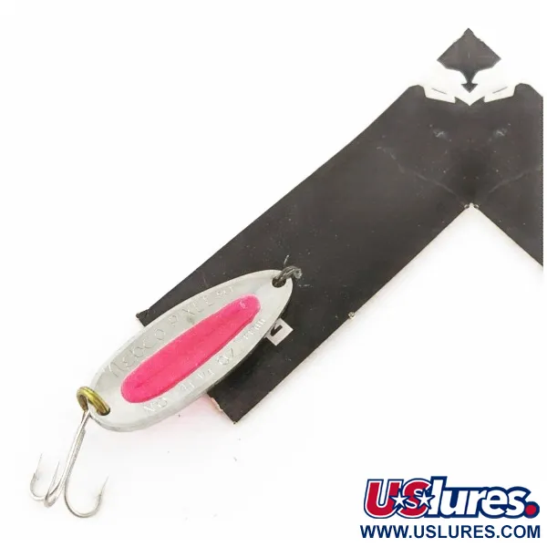  Nebco Pixee, нікель/червоний UV - світиться в ультрафіолеті, 7, блесна коливалка (колебалка) #24353