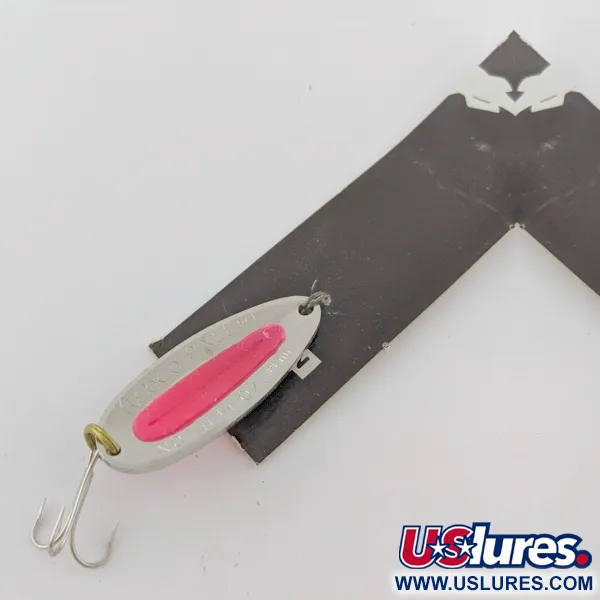  Nebco Pixee, нікель/червоний UV - світиться в ультрафіолеті, 7, блесна коливалка (колебалка) #24353