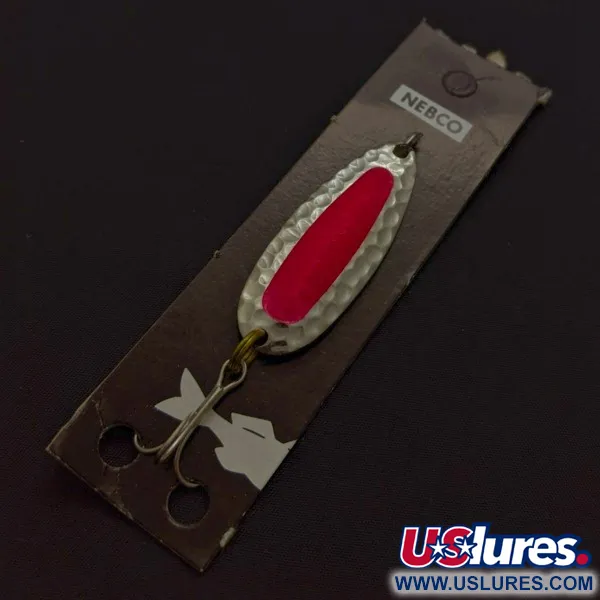  Nebco Pixee, нікель/червоний UV - світиться в ультрафіолеті, 7, блесна коливалка (колебалка) #24353