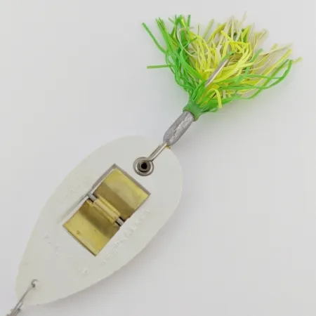 Незачіпляйка Norman Weedwalker, білий/жовтий/зелений, 19, блесна коливалка (колебалка) #24354
