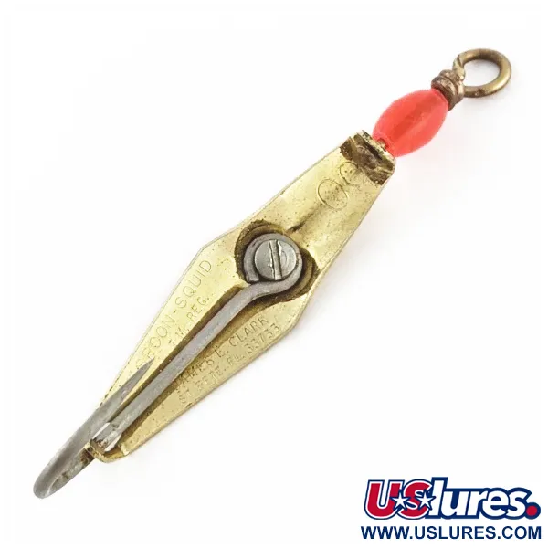  James E. Clark Clark Spoon 00, золото, 4, блесна коливалка (колебалка) #24355