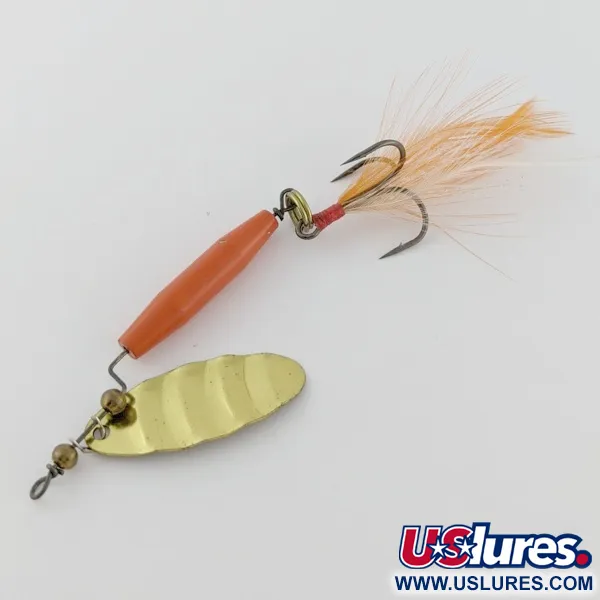  Worth #301, червоний/чорний/золото, 9, блешня оберталка (вертушка) #24357