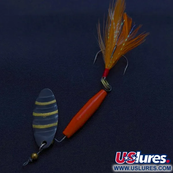  Worth #301, червоний/чорний/золото, 9, блешня оберталка (вертушка) #24357