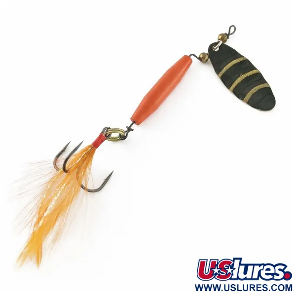  Worth #301, червоний/чорний/золото, 9, блешня оберталка (вертушка) #24357