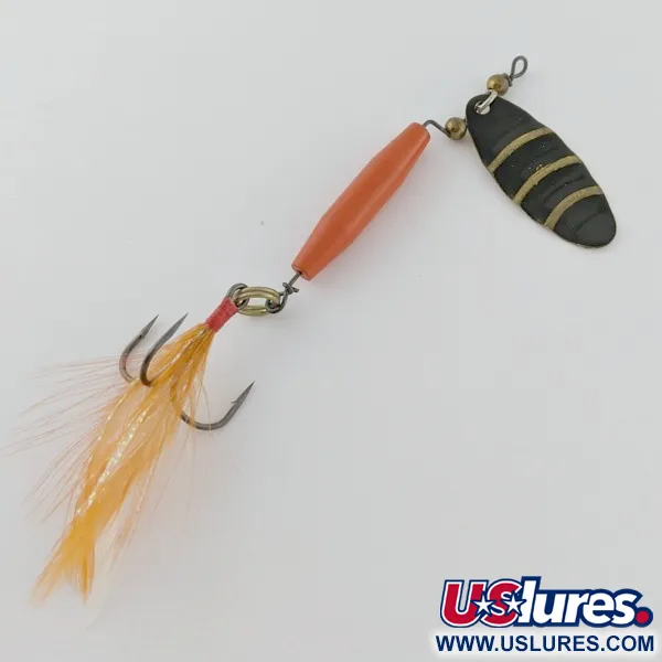  Worth #301, червоний/чорний/золото, 9, блешня оберталка (вертушка) #24357