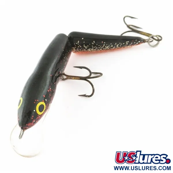  Salmo Whitefish WF18  Custom Painted , чоний/червоний глітер, 17, воблер #24363