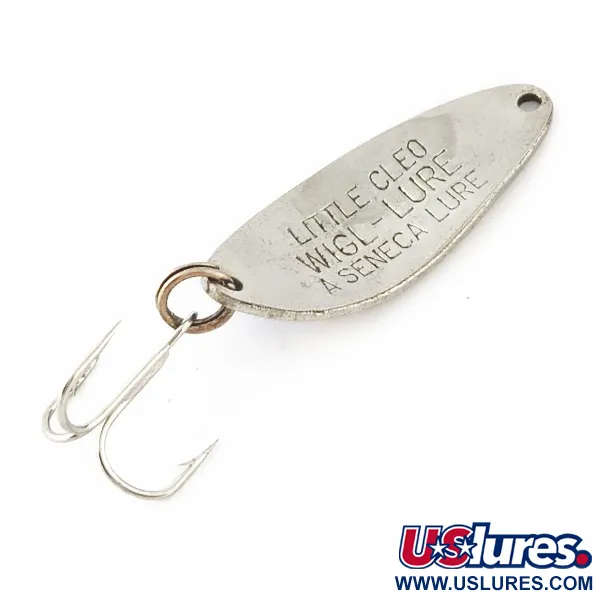 Seneca Little Cleo, нікель/помаранчевий/білий, 7, блесна коливалка (колебалка) #24402