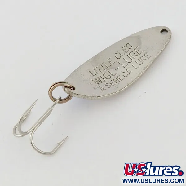 Seneca Little Cleo, нікель/помаранчевий/білий, 7, блесна коливалка (колебалка) #24402