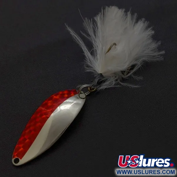 Seneca Little Cleo (Hula Girl), нікель/червоний, 14, блесна коливалка (колебалка) #24403