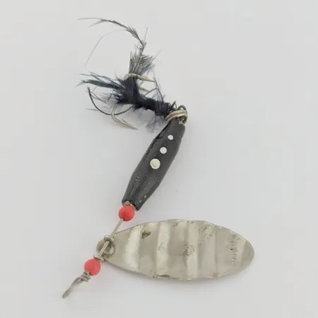 Dolphin Marble Spinner (Japan), нікель/чорний, 7, блешня оберталка (вертушка) #24421