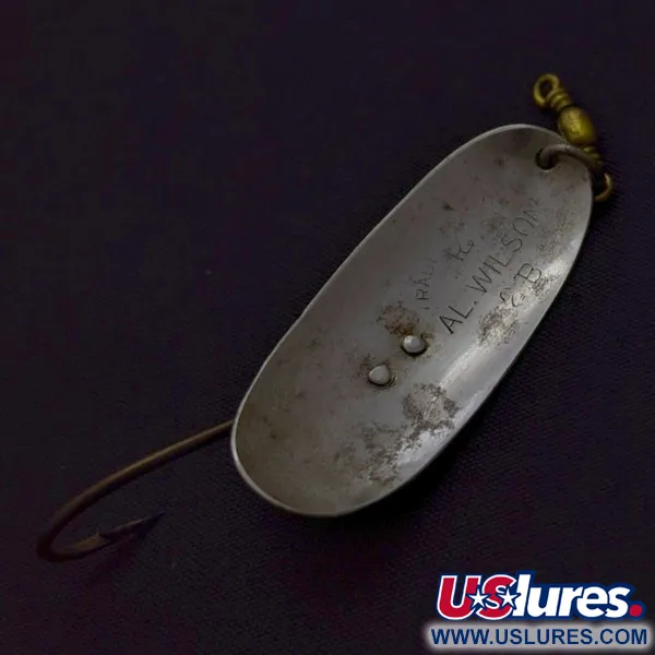 Other Al Wilson Wilson's Fluted Wobbler, нікель, 4, блесна коливалка (колебалка) #24423