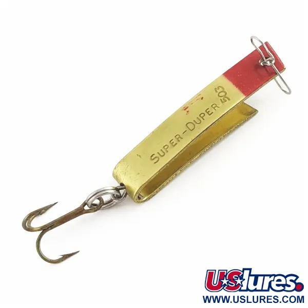 Luhr Jensen Super-Duper 503 Блешня, Gold Red, U-подібна, #24435