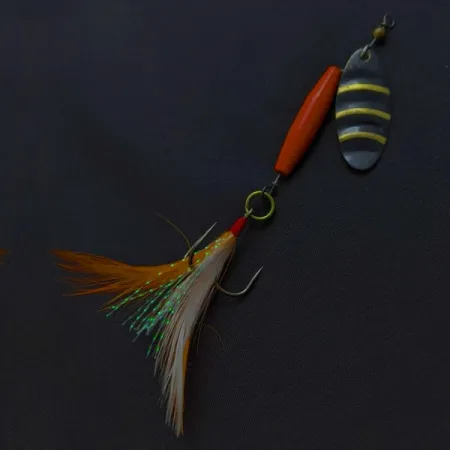 Worth #301 Вертушка, Червоний Чорний Золотий, Трійник з пір'ям, #24436