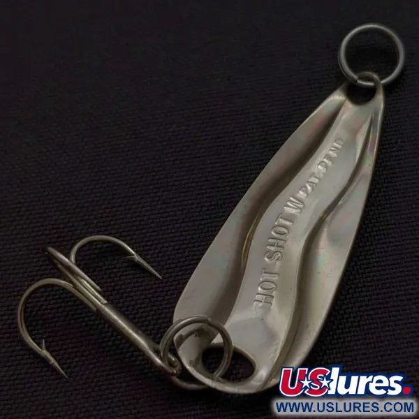 Luhr Jensen Hot Shot W Коливальна Блешня, Нікель, 1.3г, Хвилі, #24441