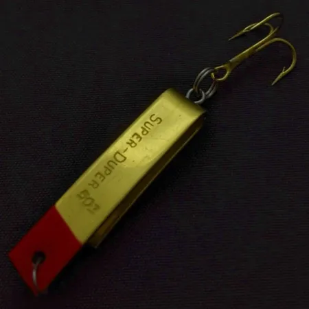 Luhr Jensen Super-Duper 503 Блешня, Gold/Red, 4.3г, U-подібна, #24454