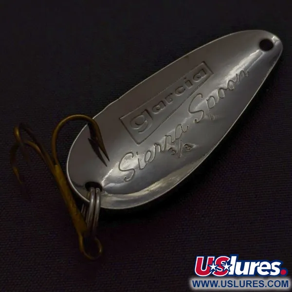 Abu Garcia Sierra Spoon Коливальна блешня, Silver, 11г, луска, #24459