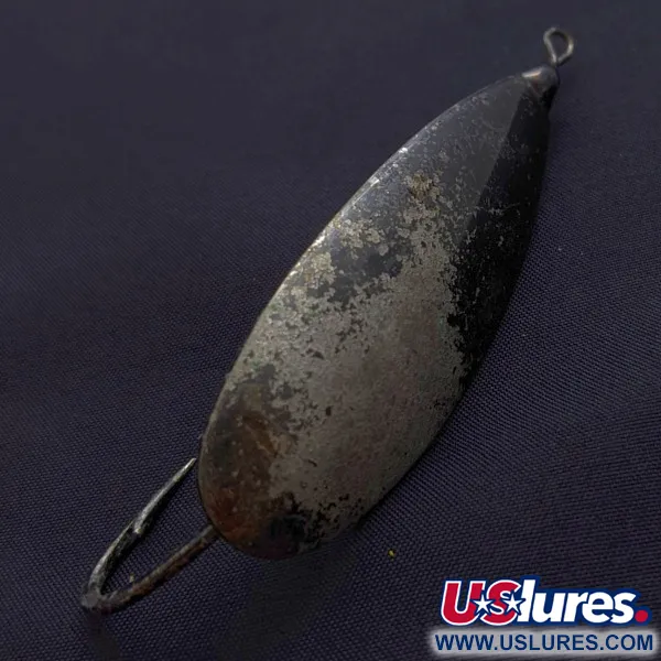 Johnson Silver Minnow Weedless, Чорний, 21г, Незачіпляйка, #24489