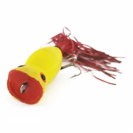Atlantic Lures Paradise Popper Поппер, Yellow, 10г, Rubber Skirt, #24494