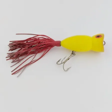 Atlantic Lures Paradise Popper Поппер, Yellow, 10г, Rubber Skirt, #24494