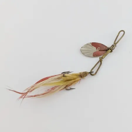 G.M. Skinner 1 Блешня обертова, нікель/червоний, 3.5 г, рифлена, #24500