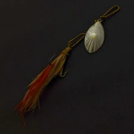 G.M. Skinner 1 Блешня обертова, нікель/червоний, 3.5 г, рифлена, #24500