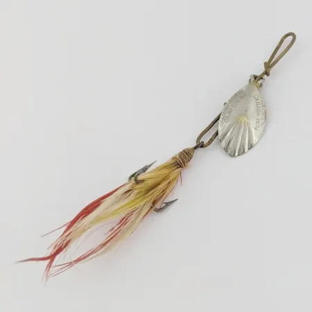 G.M. Skinner 1 Блешня обертова, нікель/червоний, 3.5 г, рифлена, #24500