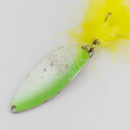 Seneca Little Cleo Hula Girl Вагальна блешня, Нікель/Зелений, 21г, #24504