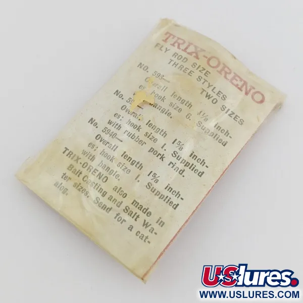 South Bend Trix-Oreno 594 Нахлистова приманка, Срібло/Червоний, 2 г, #24506