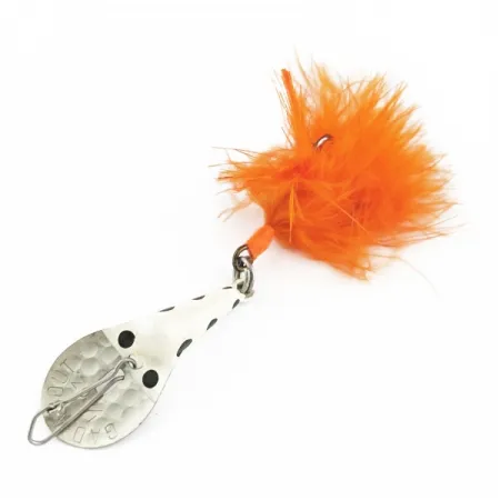 Glen Evans Gad-About Коливна блешня, сріблясто-біло-помаранчевий, 7 г, #24519