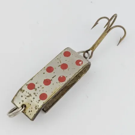 Jake's Lures Lil Jake Блешня, Нікель/Червоний, 9 г, Вигнутий Корпус, #24520