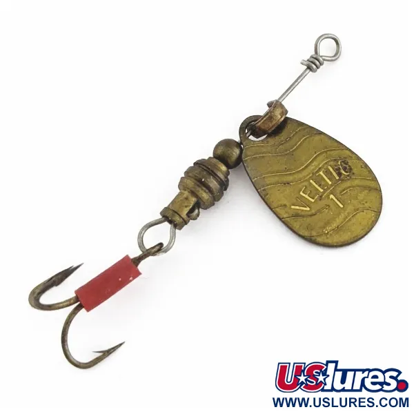 Veltic Spinner 1, Латунь, 2 г, Червоний кембрик, #24523