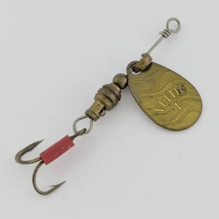 Veltic Spinner 1, Латунь, 2 г, Червоний кембрик, #24523