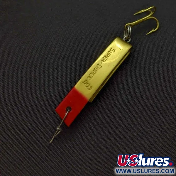 Luhr Jensen Super-Duper 503 Блешня, Gold/Red, 4.3 g, U-Shape, #24546