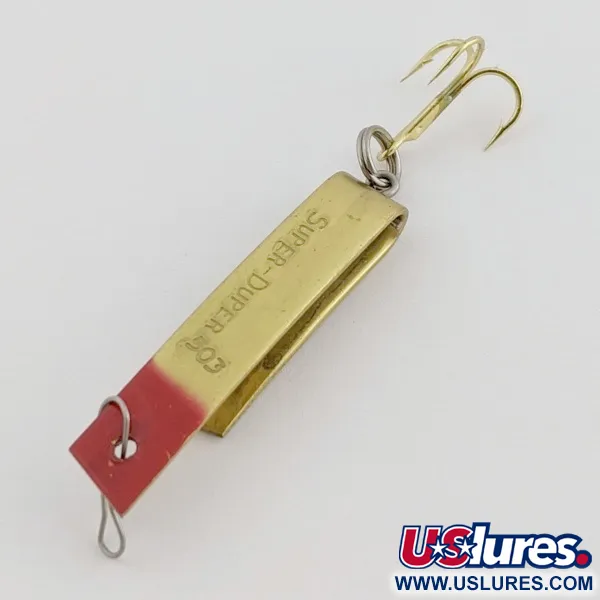 Luhr Jensen Super-Duper 503 Блешня, Gold/Red, 4.3 g, U-Shape, #24546